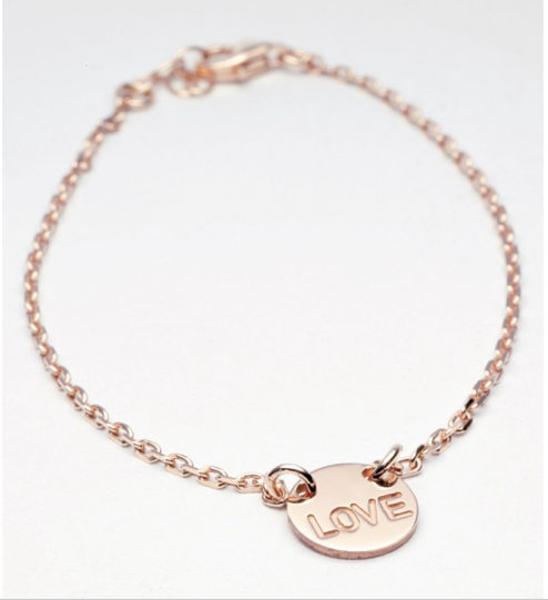 Bracelet vermeil love