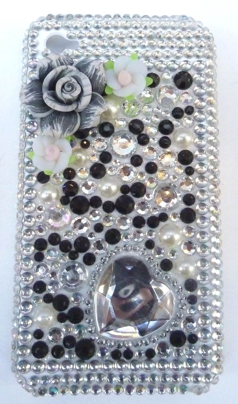 Coque iphone  N:B coeur 4g 1